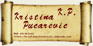 Kristina Pucarević vizit kartica